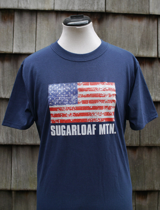 Sugarloaf Distressed Flag T-Shirt & Sweatshirt