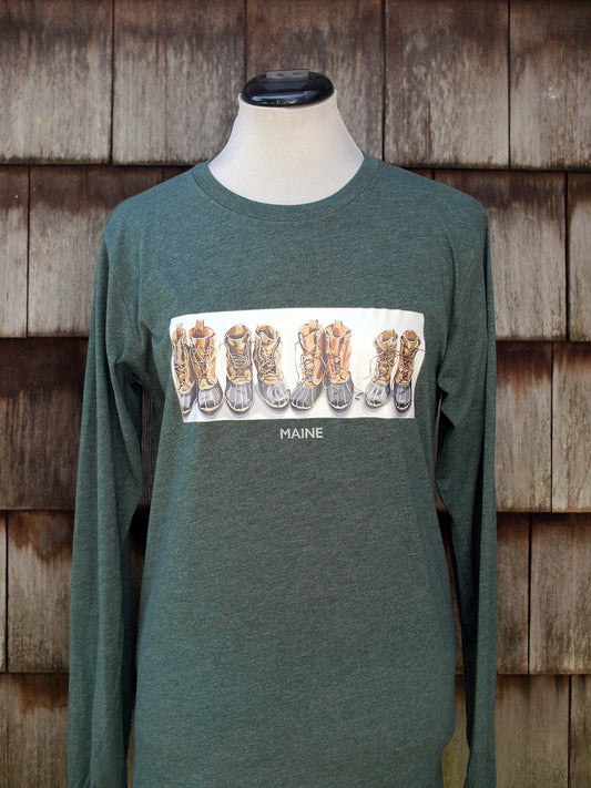 Bean Boots Unisex Long & Short Sleeve T-shirt