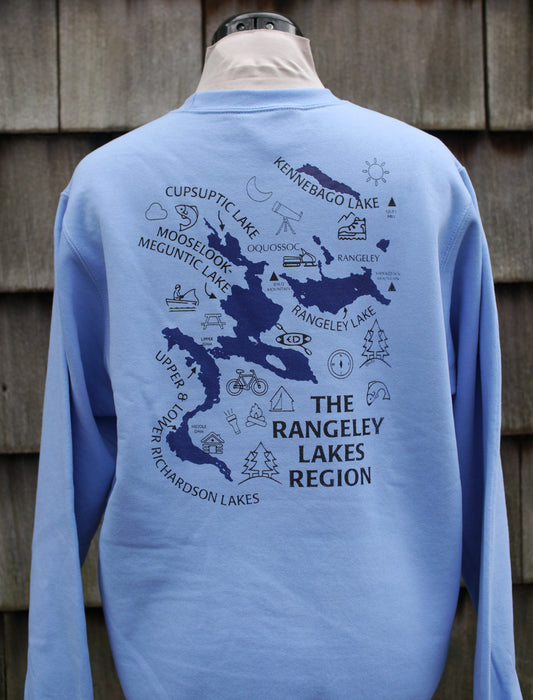 Rangeley Lakes Tshirt and Sweatshirt