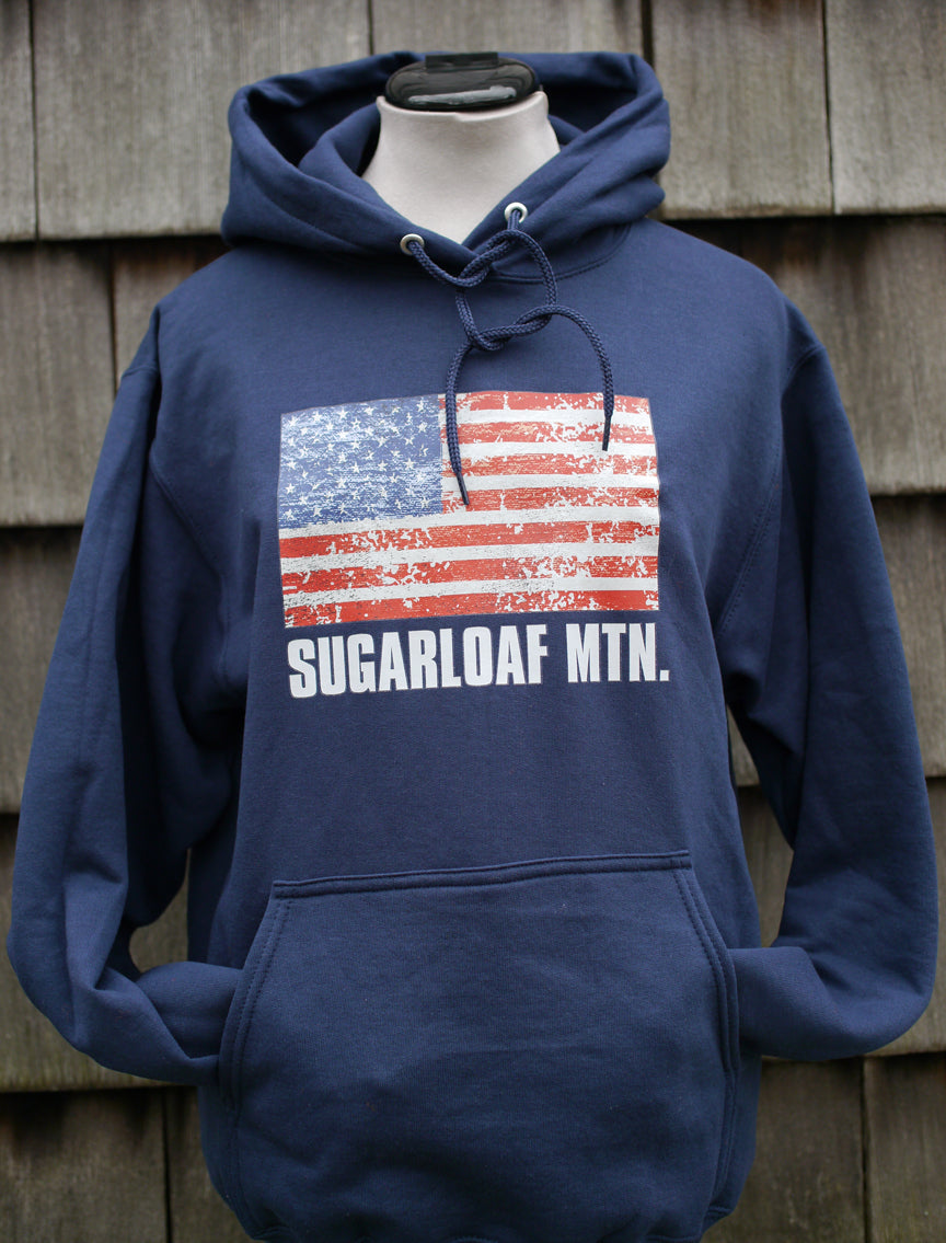Sugarloaf Distressed Flag T-Shirt & Sweatshirt